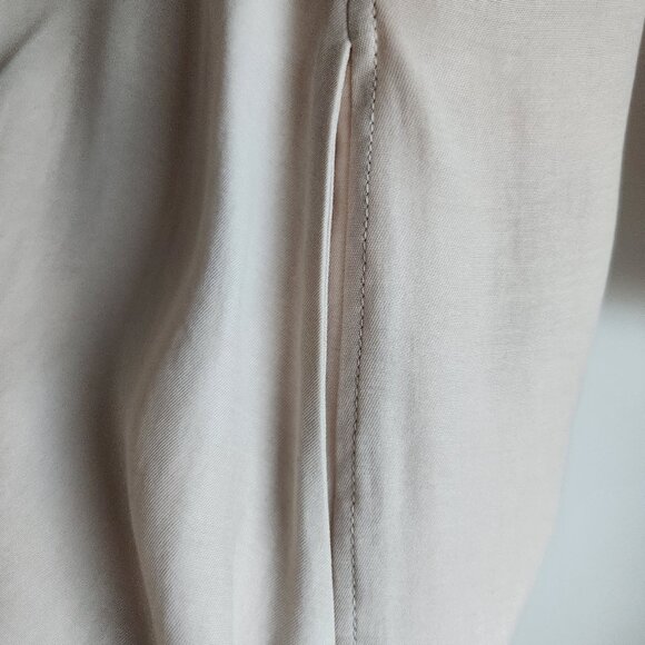 *NWT* Massimo Dutti Sand Polo Collar Dress - Sz M - Picture 4 of 13